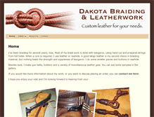 Tablet Screenshot of dakotabraiding.com